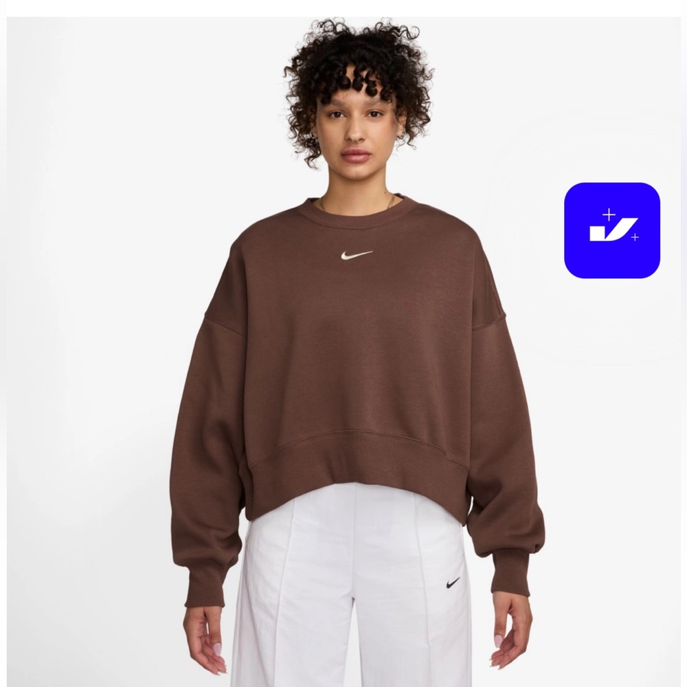 Nike Women's Oversized Crewneck Phoenix Fleece Sweatshirt
